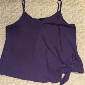 Papermoon Purple Wrap Tie Cami